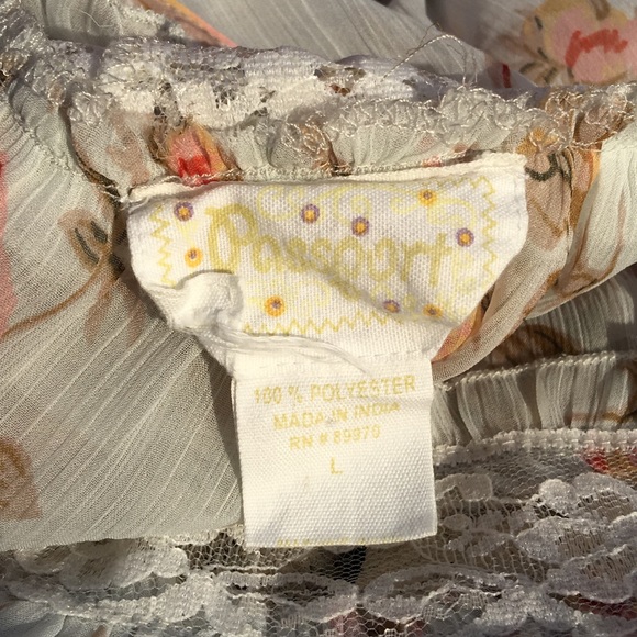 Lacey Rose Print Tank Top - Picture 5 of 5